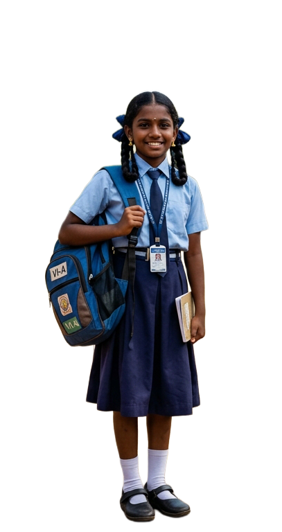 Student with book